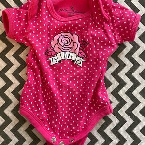 Betsey Johnson onsie. Size 3 months.
